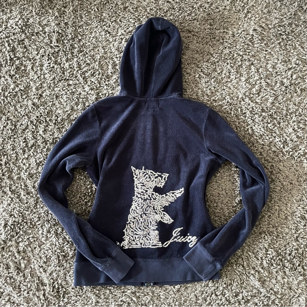 Vintage juicy couture zip